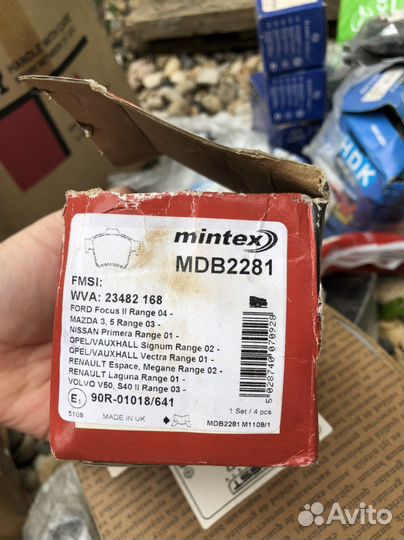 Тормозные колодки Nissan Renault