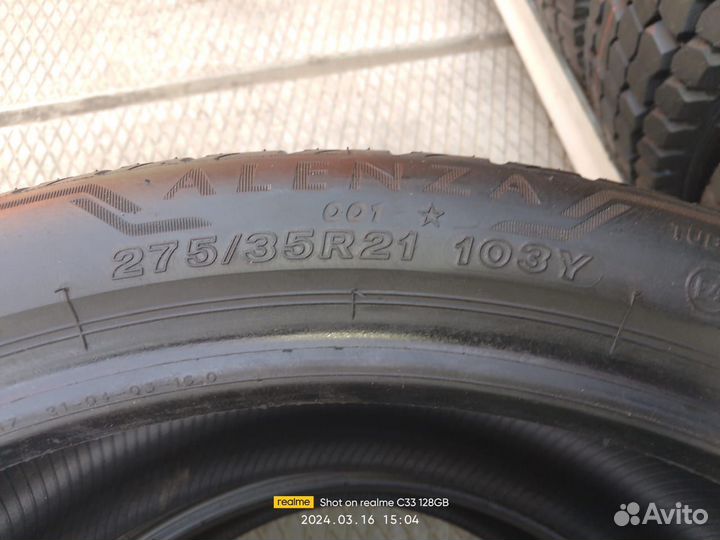 Bridgestone Alenza 001 245/40 R21 и 275/35 R21 103Y