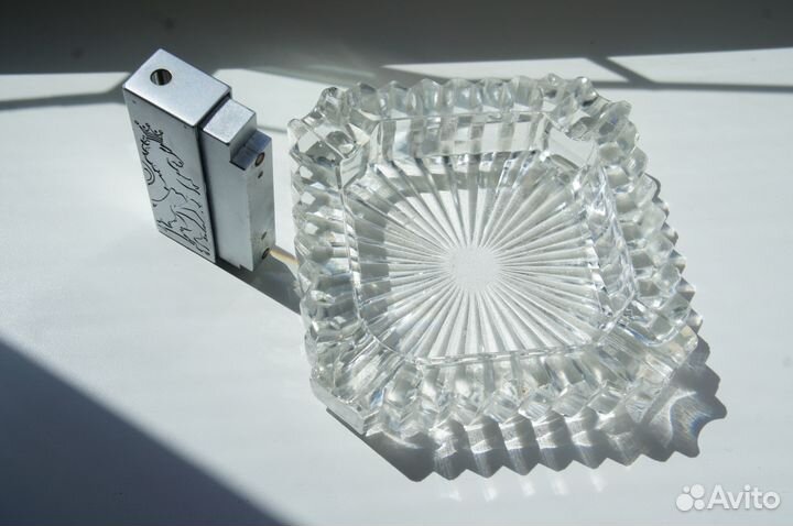 Пепельница времен СССР, граненная