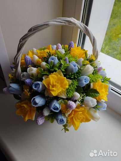 Интерьерная композиция из мыла