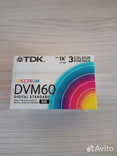 Новые mini DV кассеты TDK в блоке 3шт