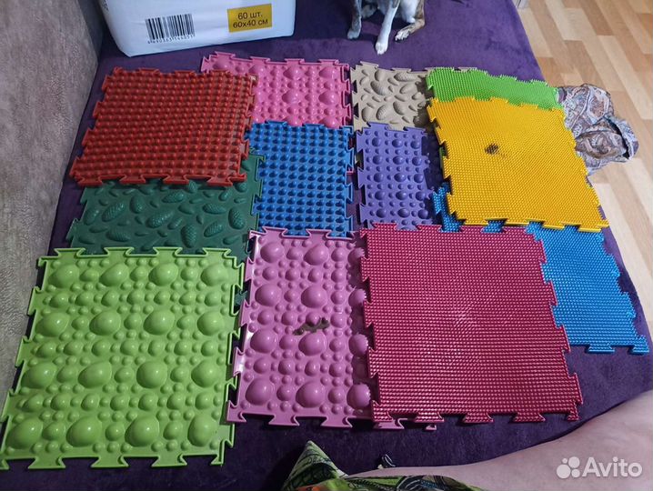 Модульный отопедический коврик