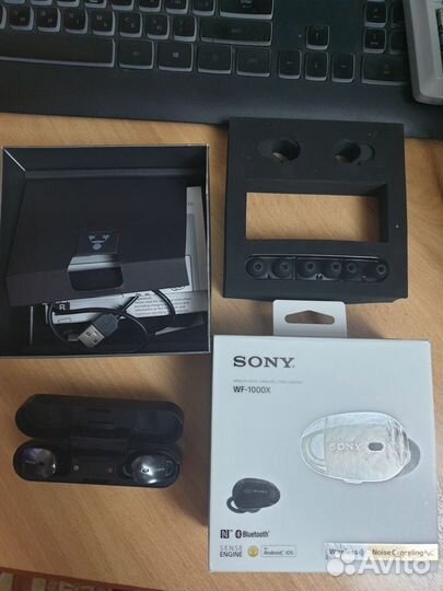 Bluetooth наушники sony wf-1000x