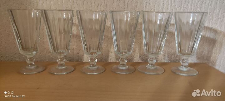 Хрустальные рюмки на ножке СССР