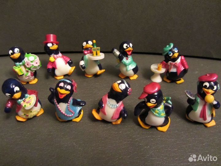 Бегемоты,Акулы,Пингвины,Слоны + вкладыш