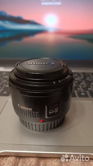 Объектив canon EF 50mm 1.8