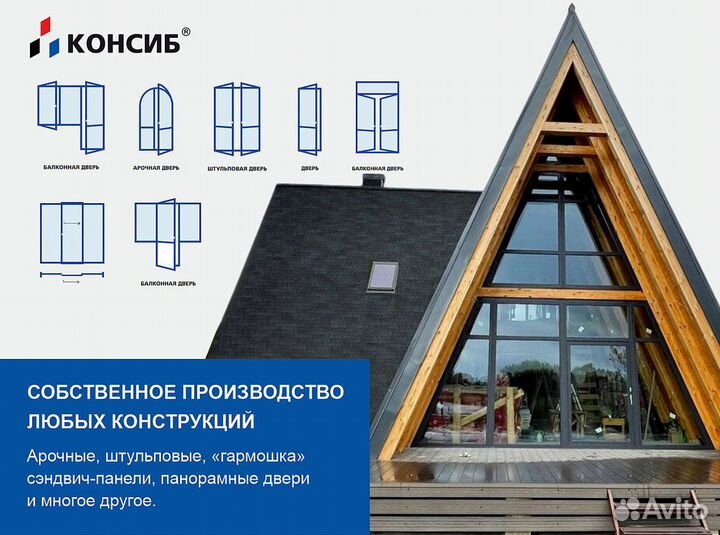 Алюминиевые двери, холодный / теплый профиль