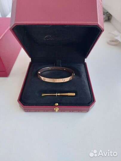 Браслет Cartier Love с 4 бриллиантами