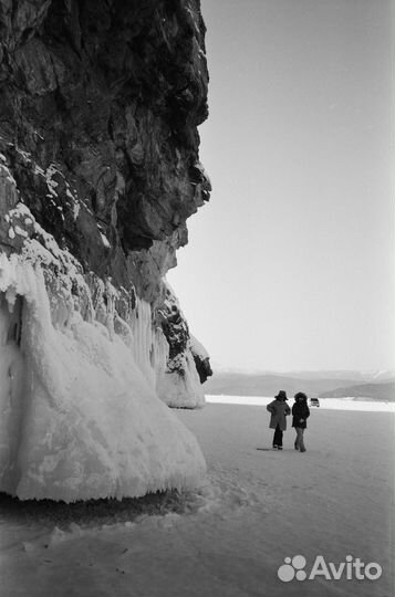 Авторские плёночные чб фотографии. Зимний Байкал