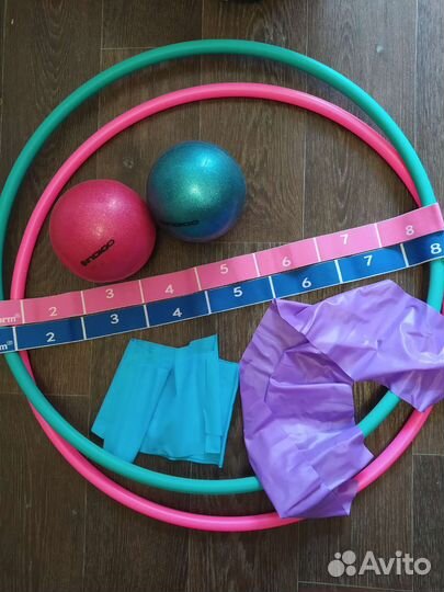 Обруч мяч резина