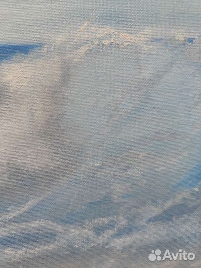 Картина маслом на холсте. Море