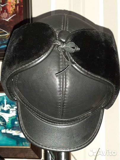 Меховая мужская кепка