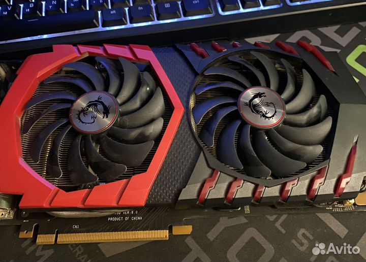 Видеокарта gtx 1070 msi gaming x 8gb