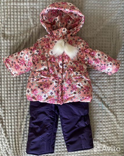 Зимний костюм для девочки 80 86