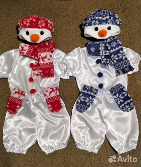 Новогодний костюм Снеговик. новый