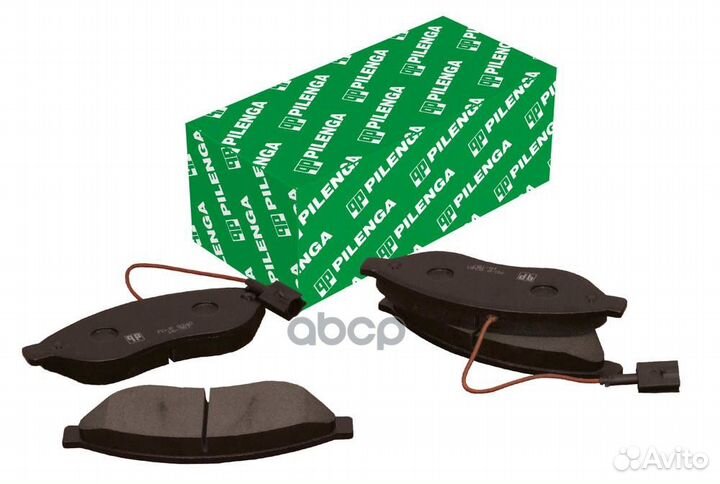 Колодки тормозные диск.передние с датчиком boxe