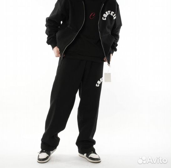 Зип худи Corteiz черное