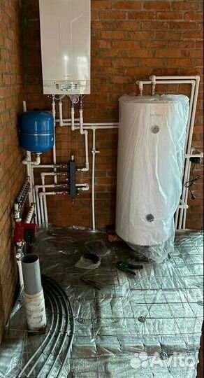 Монтаж отопления и водоснабжения, теплый пол