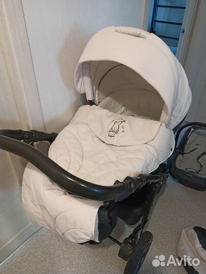 Коляска Tutis Zippy Tapu 3 в 1 светло-серый