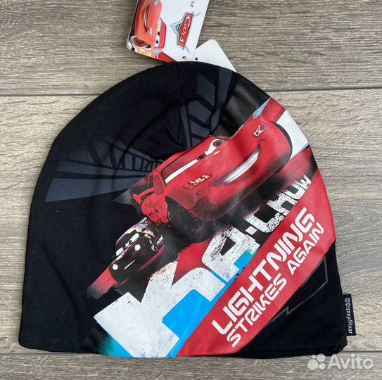 Шапка для мальчика 48-50,52-54 Тачки Новая
