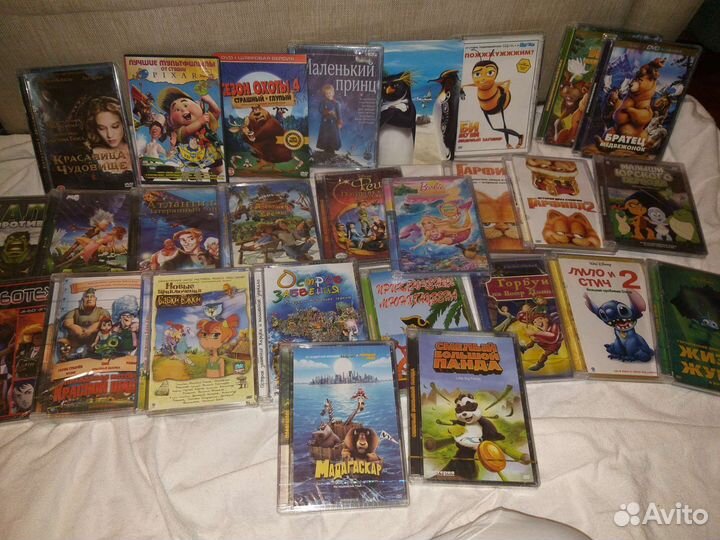 DVD диски с мультфильмами