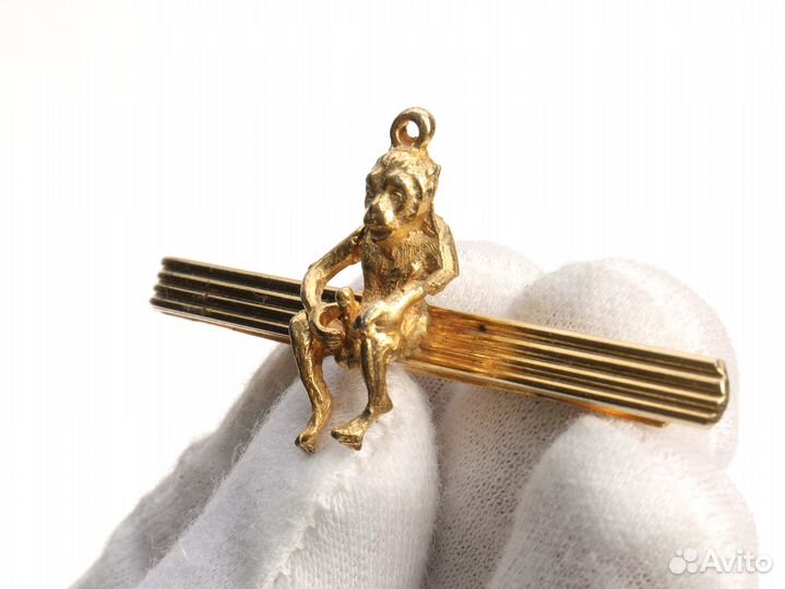 Заколка Зажим для Галстука США Винтаж