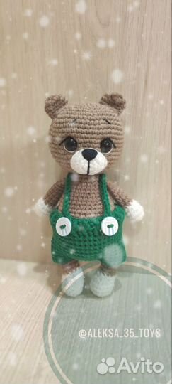 Мишутка вязаный