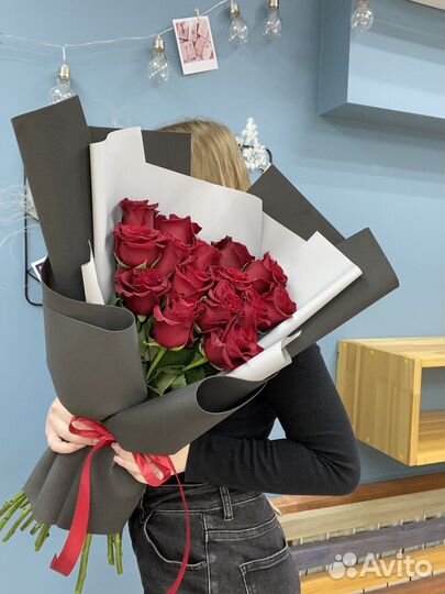 Букет-Гигант из роз 50см