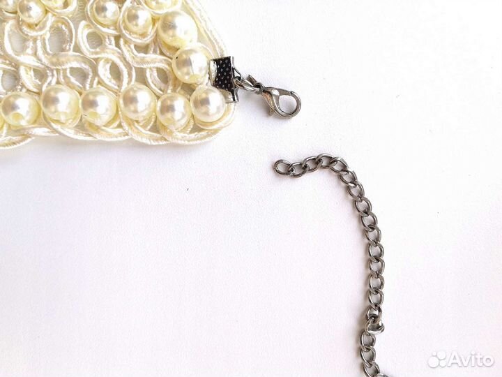 Воротник из бисера