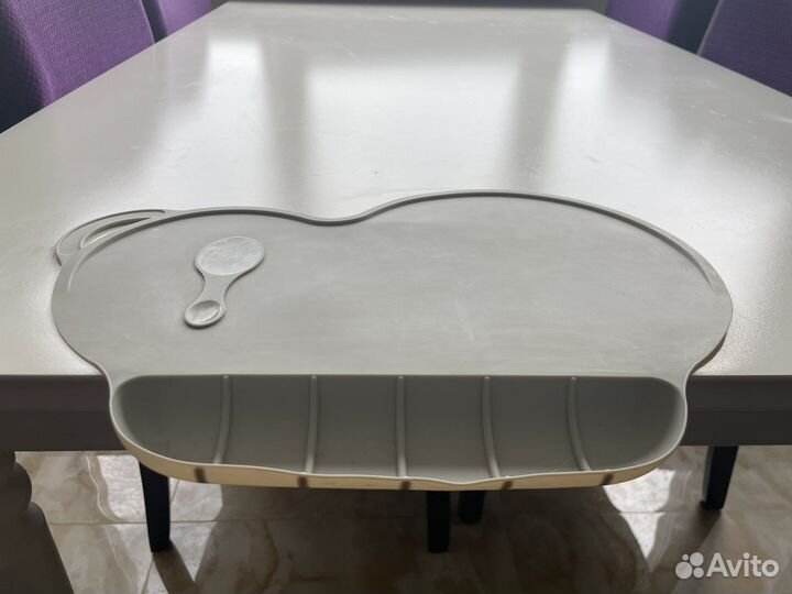 Детский коврик для кормления под тарелку