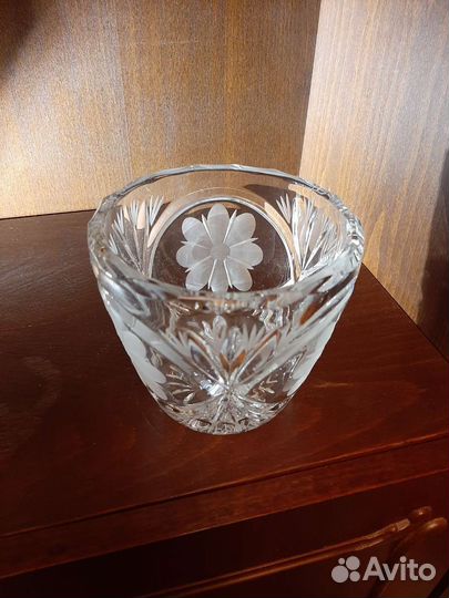 Ваза хрустальная времён СССР