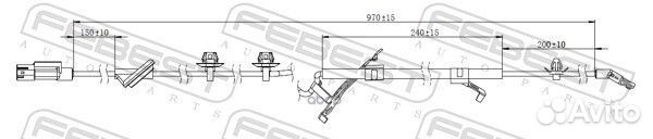 Датчик abs зад лев 04606007 Febest