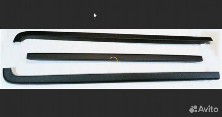 Накладки на боковые борта Тойота Хайлюкс 2015