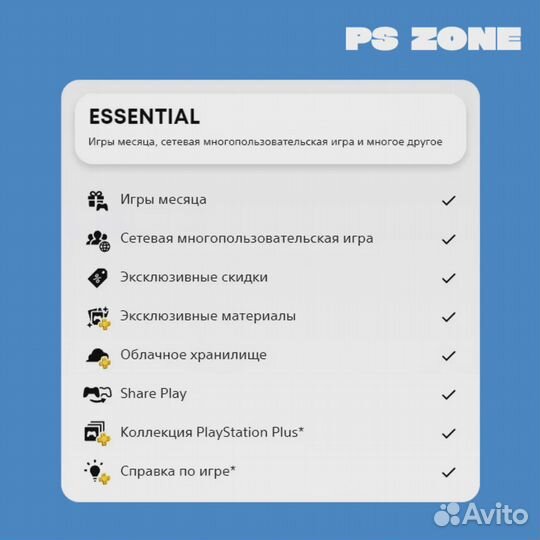 Подписка Sony Ps Plus Турция 1-3-12 мес с играми