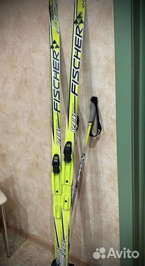 Лыжи беговые fisher детские и ботинки