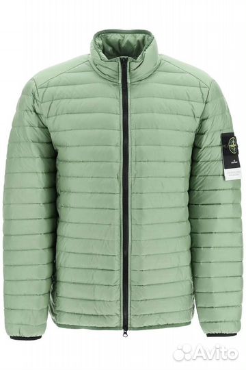 Куртка stone island woven chambers down-TC sage