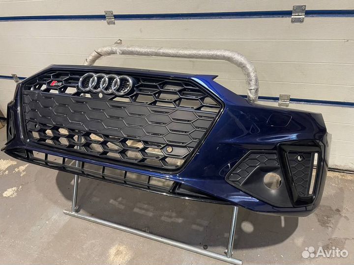 Бампер передний Audi A4 S4 b9 рестайлинг