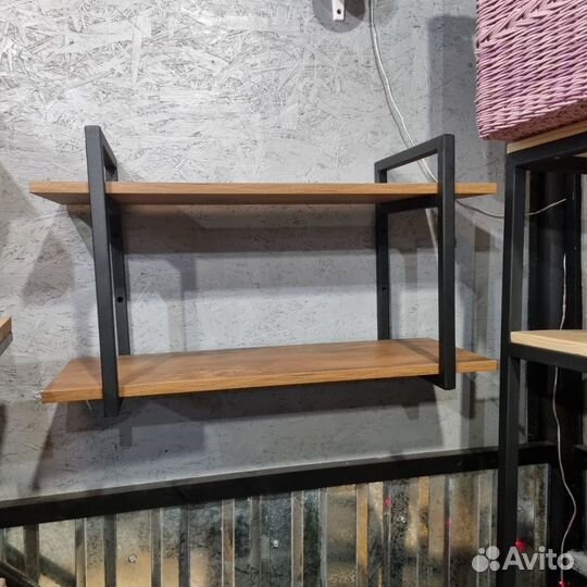 Полка настенная Loft&Сталь