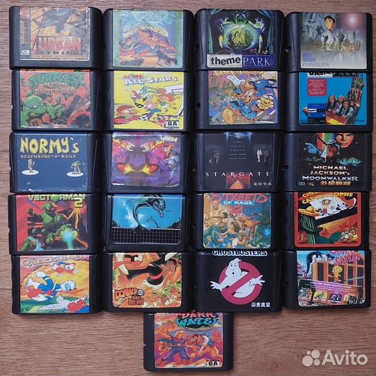 Картриджи для sega Mega Drive