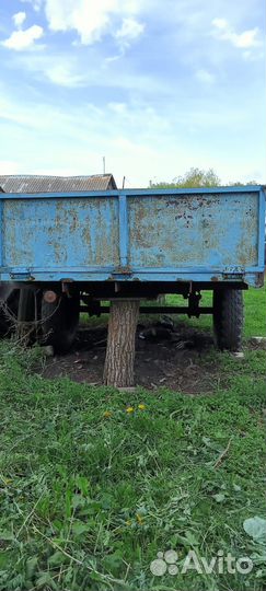 Прицеп одноосный для трактора