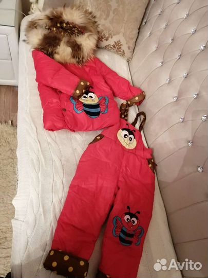 Зимний комбинезон для девочки 110