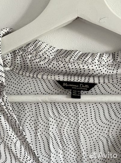 Блуза из вискозы Massimo Dutti