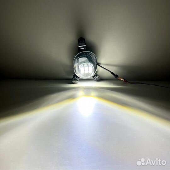 LED птф KIA RIO 4 в дхо, птф в дхо Киа Рио 4