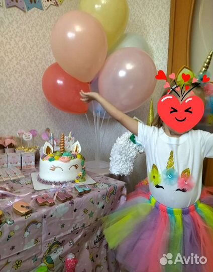 Платье единорожки