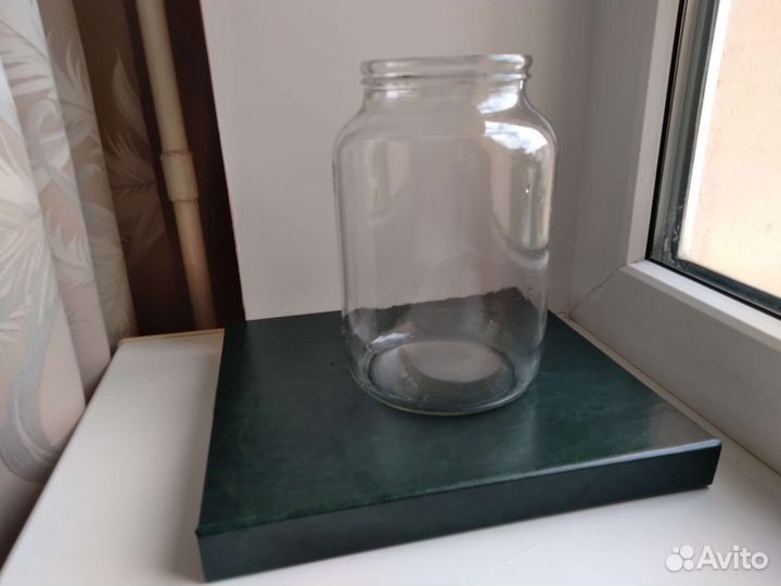 Редкая Банка стеклянная старая 2,5 л