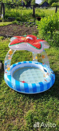 Детский надувной бассейн intex