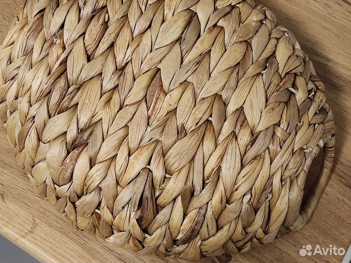 Корзина плетёная тарелка