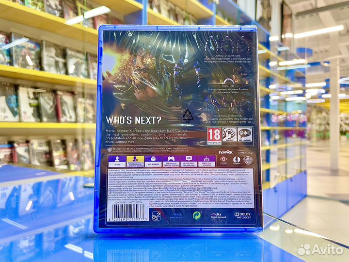 Mortal Kombat X PS4 диск