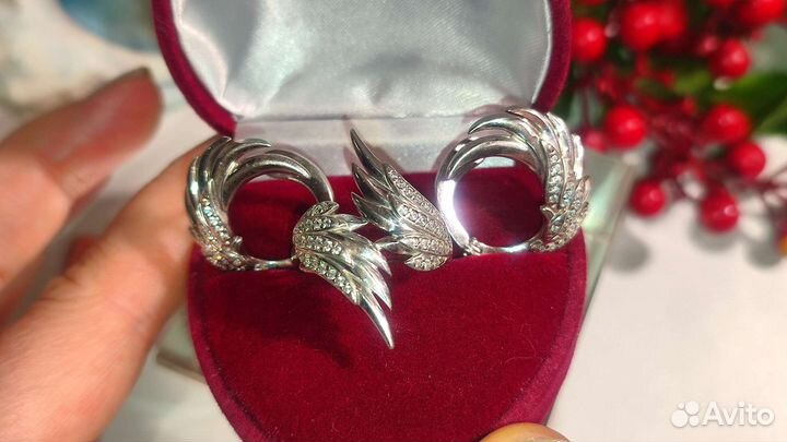 Оригинальный сверкающий комплект, 18 р-р 925