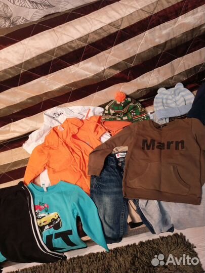 Вещи пакетом на мальчика 92 -98р